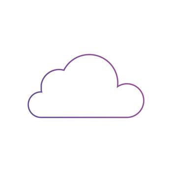 Cloud icon Vector illustration. Cloud symbol for SEO, Website and mobile apps