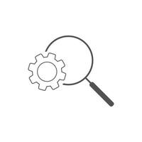 Search optimization icon. SEO optimization vector