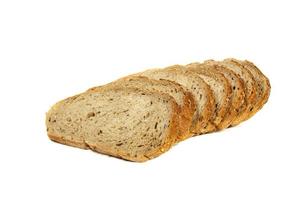 bread loaf isolated on white background photo