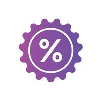 Discount campaign icons Vector illustration. Discount campaign sign symbol for e commerce and website