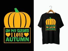 Autumn T-Shirt Design vector