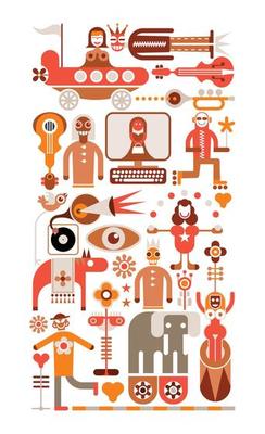 Circus show vector illustration