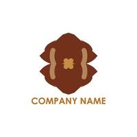 company logo with abstract shape vector