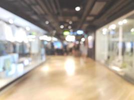 shopping mall blur background photo