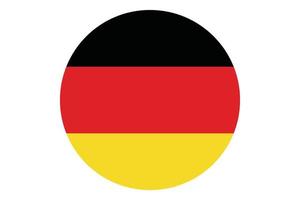 Circle flag vector of Germany