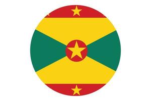 Circle flag vector of Grenada