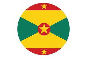 Circle flag vector of Grenada