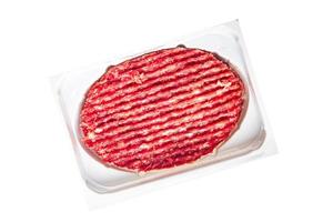 raw ground meat cutlet pork beef burger fresh dish meal food snack on the table copy space food background photo