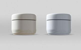Cosmetic Cream Jar  Mockup Design photo