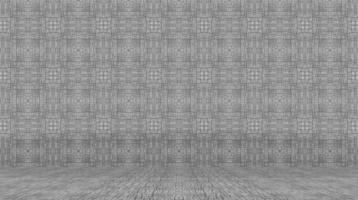 Empty room with abstract pattern, wooden room, Abstract background photo