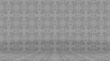 Empty room with abstract pattern, wooden room, Abstract background photo