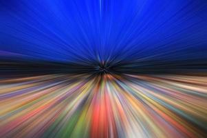 Abstract design concept of colorful light trail swirl twirl shapes pattern effect, track of motion light illustration background, close up. photo