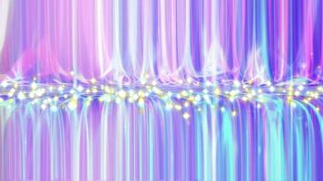 Abstract glowing neon multicolored linear background video