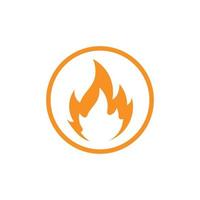 ilustración de icono de vector de logotipo de fuego