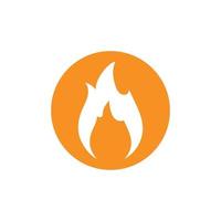 fire logo vector icon illustration