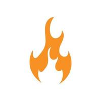 ilustración de icono de vector de logotipo de fuego