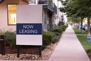 Now Leasing Sign photo