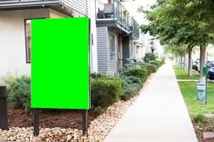 signo de pantalla verde foto