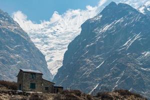 The house on MBC called Machapuchare base camp along the way to Annapurna base camp. photo