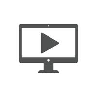 buscar ilustraciones vectoriales de iconos de vídeo. utilizado para seo o sitios web vector