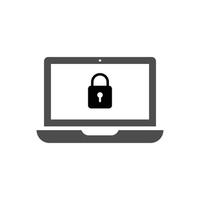 Web security icons. Website security shield protection icon symbol vector