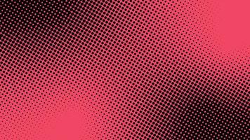 estilo de semitono punteado abstracto sobre fondo rosa vector