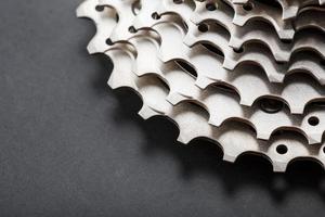 Bicycle stars from a bicycle chain drive mechanism photo