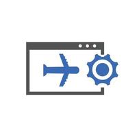 landing page optimization icons. Used for SEO or websites. vector