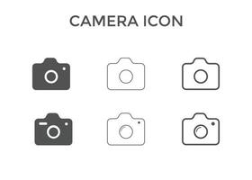 Set of camera icons Vector illustration. Photo camera symbol for SEO, Website and mobile apps.