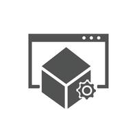 SEO package icon Vector illustration. concept for SEO and Website