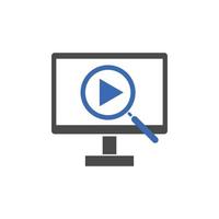 search video icon vector illustrations. Used for SEO or websites