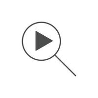 search video icon vector illustrations. Used for SEO or websites