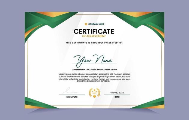 Certificate Background Green Vector Art, Icons, and Graphics for Free