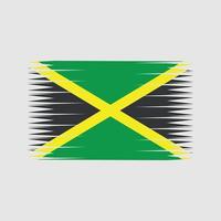 vector de la bandera jamaicana. bandera nacional