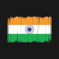 India Flag Brush Strokes. National Flag vector