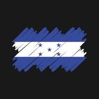 cepillo de la bandera de honduras. bandera nacional vector