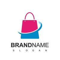 Online Shop Logo Design Template vector