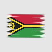 vector de la bandera de vanuatu. bandera nacional