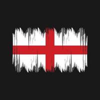 England Flag Bush Strokes. National Flag vector