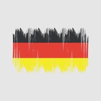 Germany Flag Bush Strokes. National Flag vector