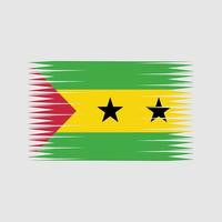 Sao Tome and Principe Flag Vector. National Flag vector