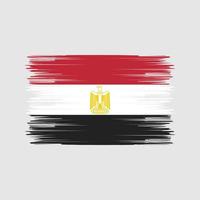 Egypt Flag Brush. National Flag vector