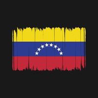 Venezuela Flag Brush Strokes. National Flag vector