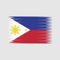 vector de bandera de filipinas. bandera nacional