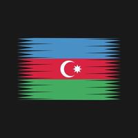 vector de la bandera de azerbaiyán. bandera nacional