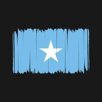 Somalia Flag Brush Strokes. National Flag vector