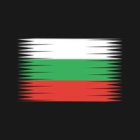 vector de la bandera de bulgaria. bandera nacional