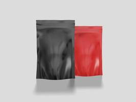 Pouch 3D Rendering Mockup Design photo