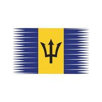 vector de la bandera de barbados. bandera nacional