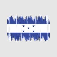 Honduras Flag Bush Strokes. National Flag vector